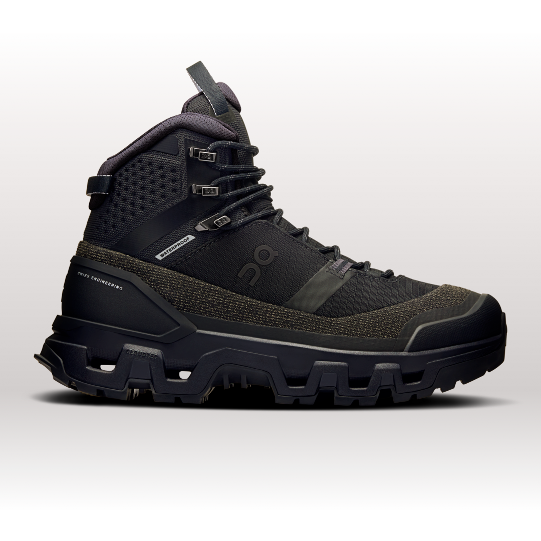 On Cloudrock Trek Waterproof Scarpa da Trekking per Donna in Black/Black, Taglia: 37.5, Polyester ️