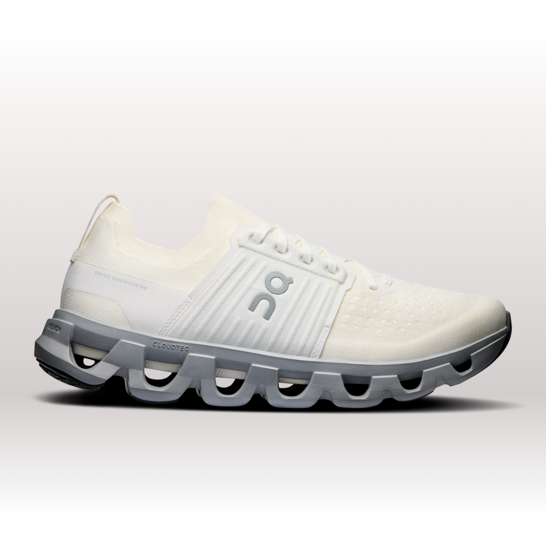 On Cloudswift 4 Scarpa Corsa su Strada per Uomo in Ivory/Alloy, Taglia: 42, Polyester Tpu ️