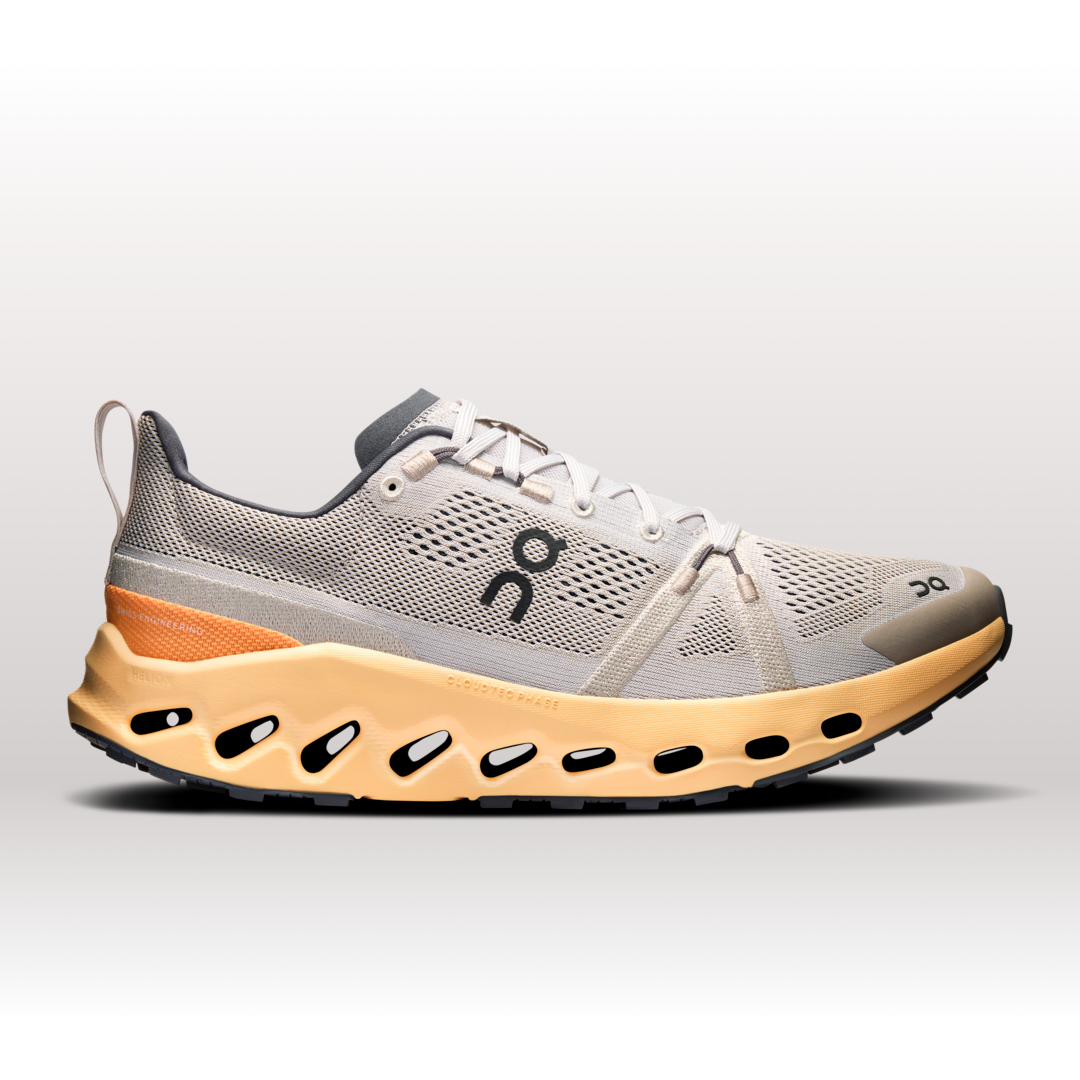On Cloudsurfer Trail Scarpa Running per Uomo in Silver/Blonde, Taglia: 40, Polyester Tpu ️
