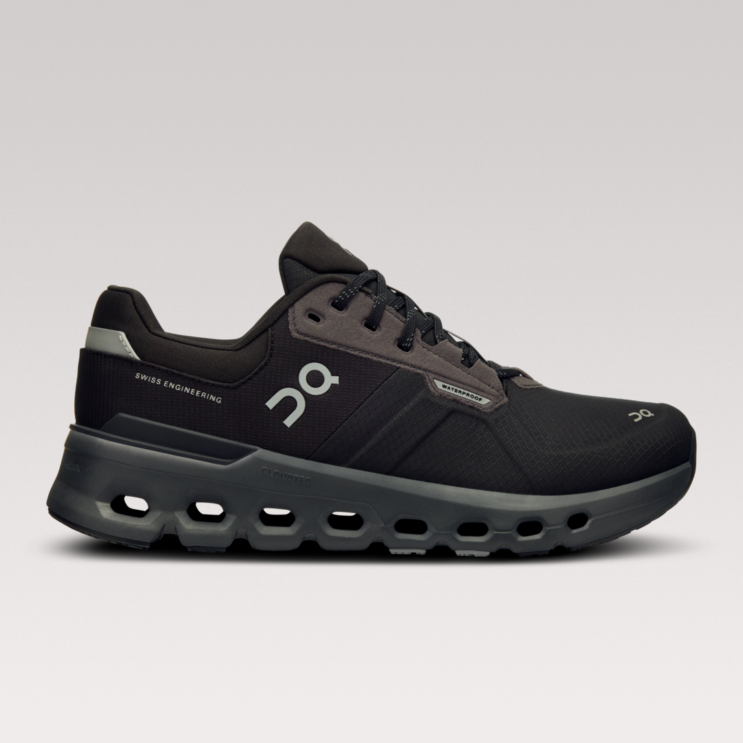On Cloudrunner 2 Waterproof Scarpa Corsa su Strada per Donna in Magnet/Black, Taglia: 36.5, Polyester ️