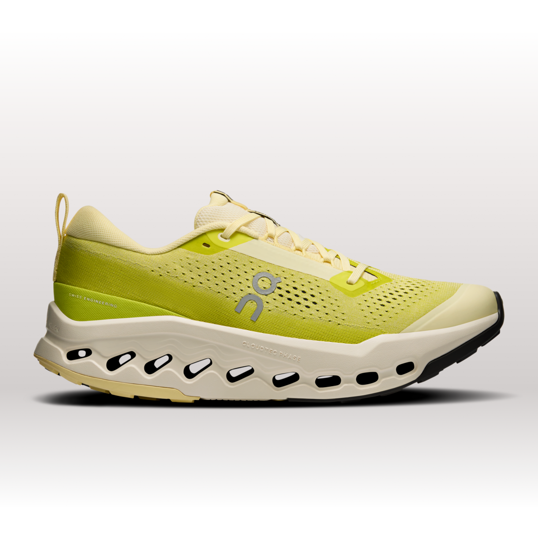 On Cloudsurfer Trail 2 Scarpa Running per Uomo in Ivory/Lime, Taglia: 44, Polyester Tpu ️